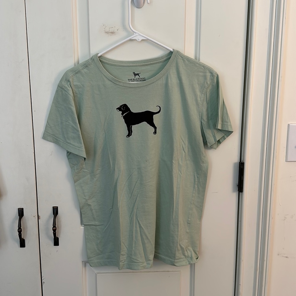 Green Black Dog tshirt